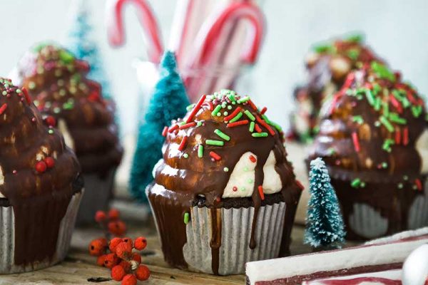 Christmas cakes and sweets